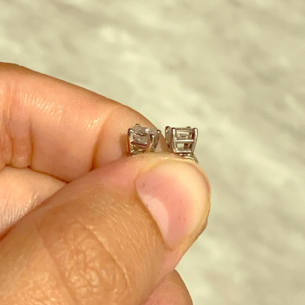 3.75mm Diamond Stud Earrings